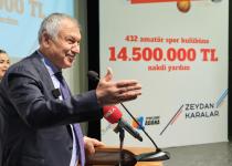Büyükşehir’den 432 Amatör Spor Kulübüne 14 Milyon 500 Bin Lira Yardım