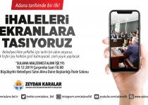 İhaleleri Ekranlara Taşıyoruz