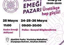Kadın Emeği Pazarı Ziyaretçilerine Kapılarını Açıyor