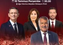 Özgür Özel’in Katılımıyla Zeydan Karalar’a, Oya Tekin’e ve Kadir Aydar’a Özgürlük Mitingi, Uğur Mumcu Meydanı’nda Gerçekleştirilecek