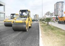 Yeni stat çevresine asfalt dökümü ve bisiklet yolu…