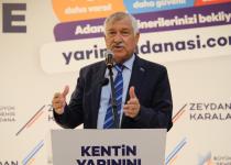 Başkan Zeydan Karalar, “Varsıl, güvenli, keyifli Adana ve tüm bunlar için daha güçlü belediye.”
