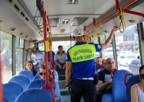Büyükşehir Zabıtası, toplu taşıma araçlarında klima uygulamasını denetliyor
